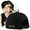 Bonnet Vintage à Grande Tête Sans Visière Casquettes Docker Sans Bord Casquette Dôme Rétro pour Hommes Femmes Hip Hop Printemps Été XL 62