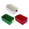 Boîte de rangement avec poignée Organisateur de tiroir Contenant de rangement grande capacité pour bureau Commode Dortoir Cosmétiques Bijoux