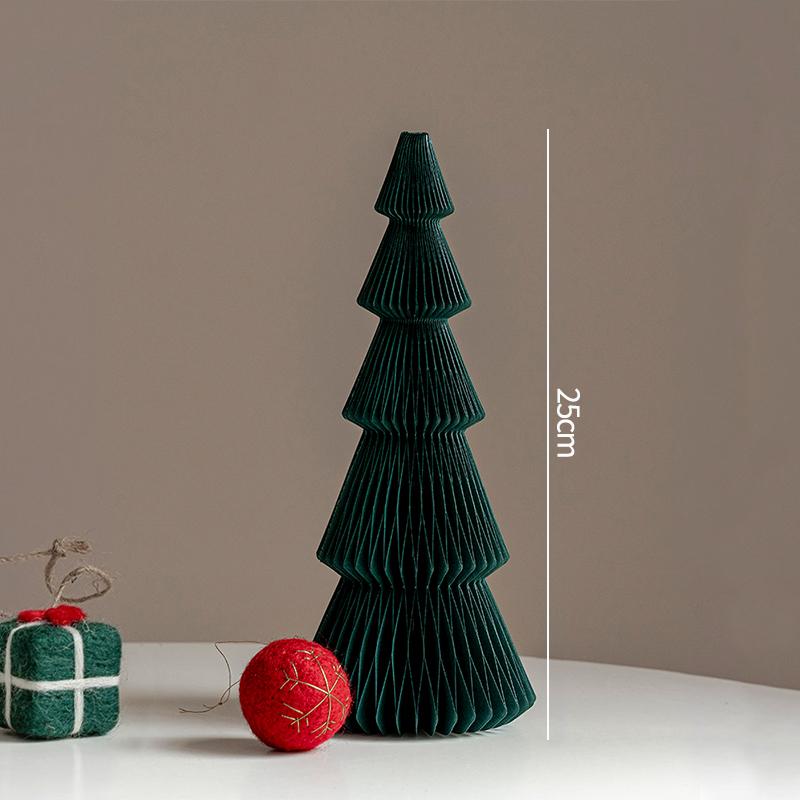Faltbare Weihnachtsmann-Ornamente 3D Papierwaben-Weihnachtsparty-Requisiten 2026 Festival Schreibtisch DIY Bastelarbeit