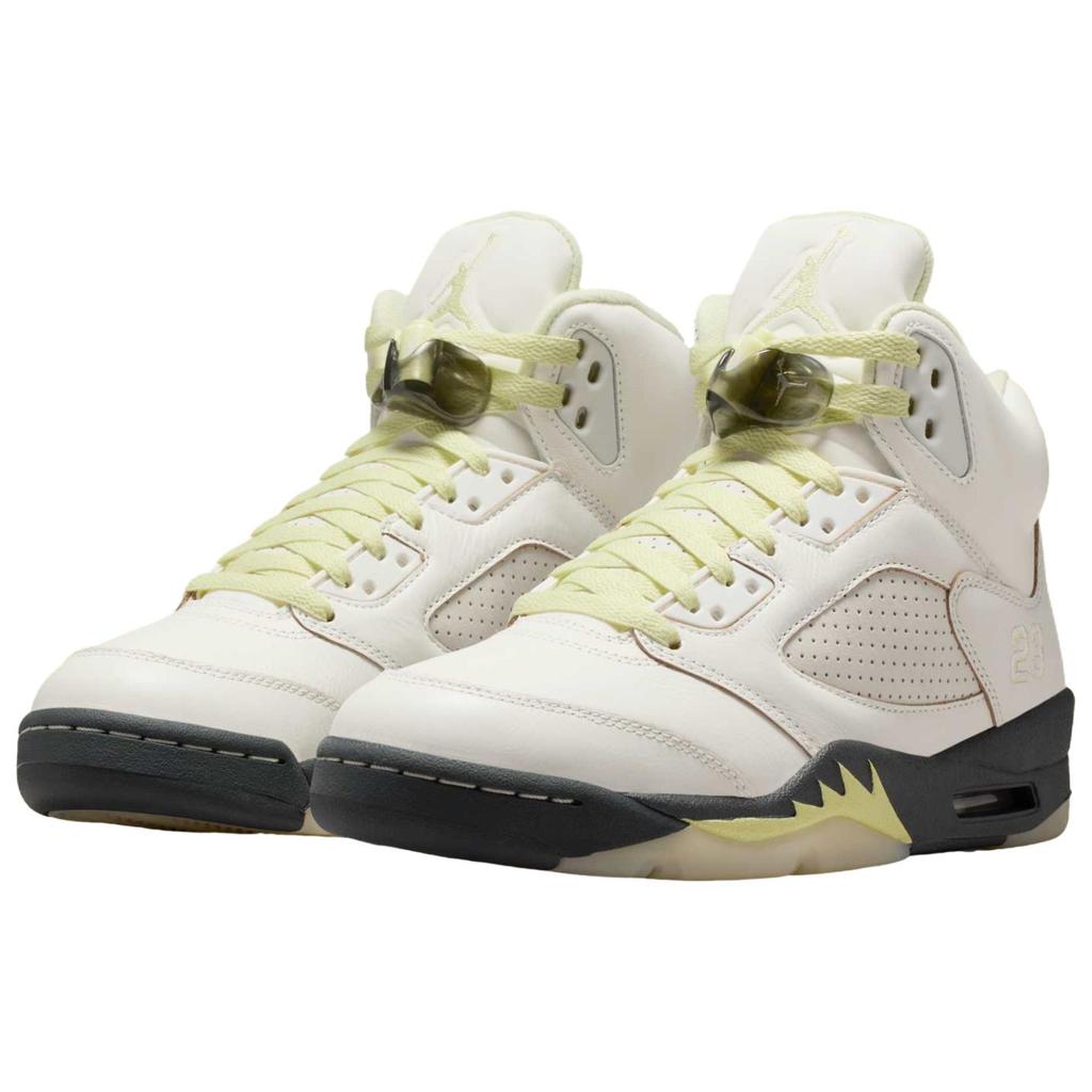 Air Jordan 5 Retro Luminous Green Women Sneakers Cream Sail Anthracite IM7592-130