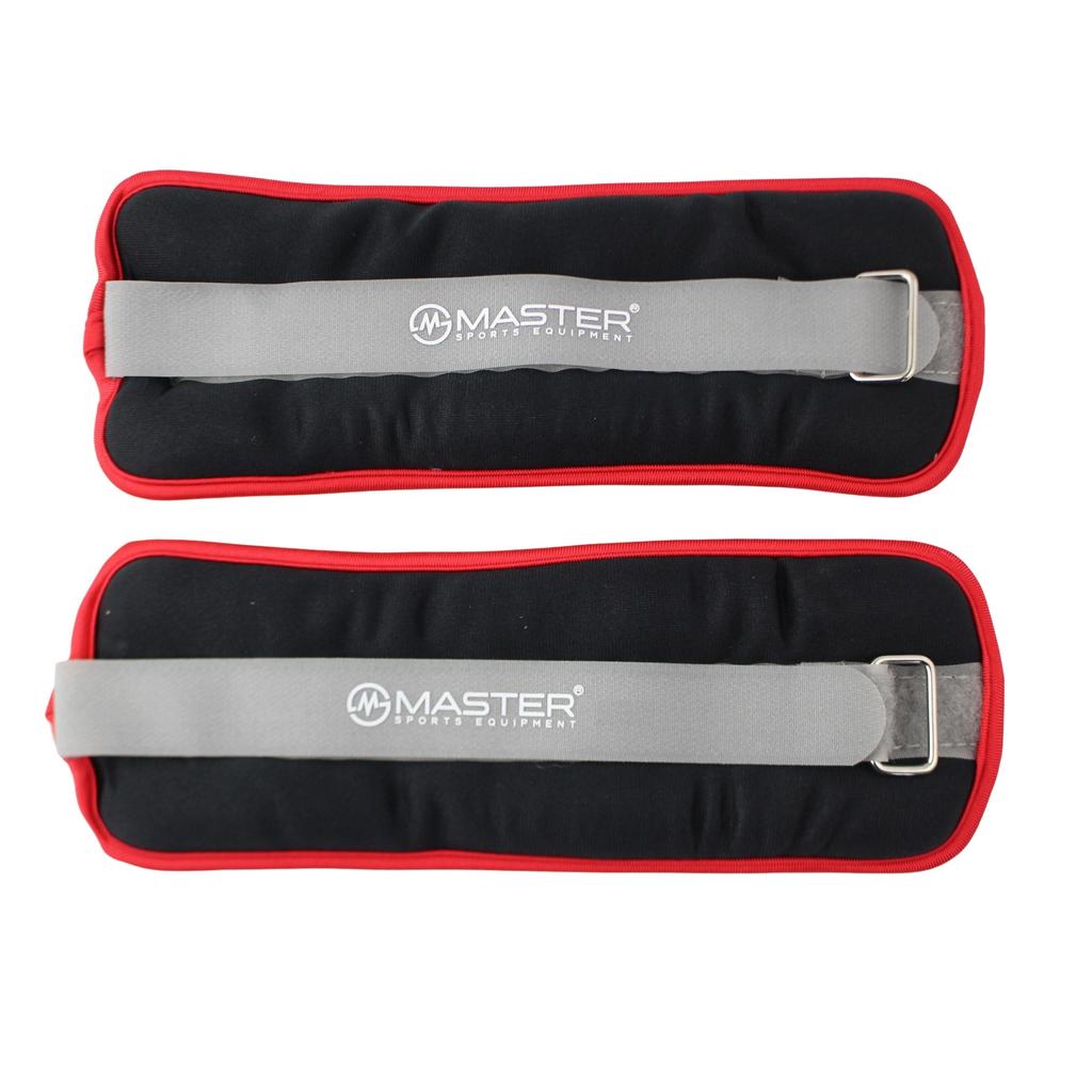 Neoprene ankle and wrist weights MASTER 2 x 1 kg