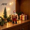 Collectible Trendy Character Statues 3D Printed Fitness Santa Claus Figurine, Muscular Statue, Workout Enthusiast Gift Ideas Creative Sports