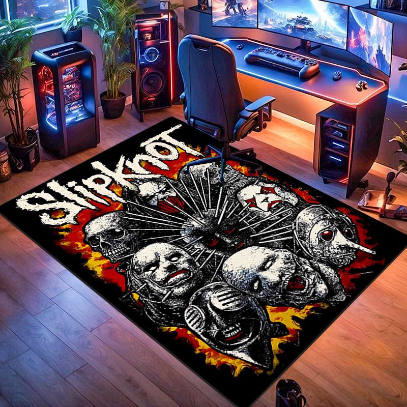 Slipknot: Rebellion carpet Doormat Living room and bedroom mats Bathroom mat Fashion Protective pad