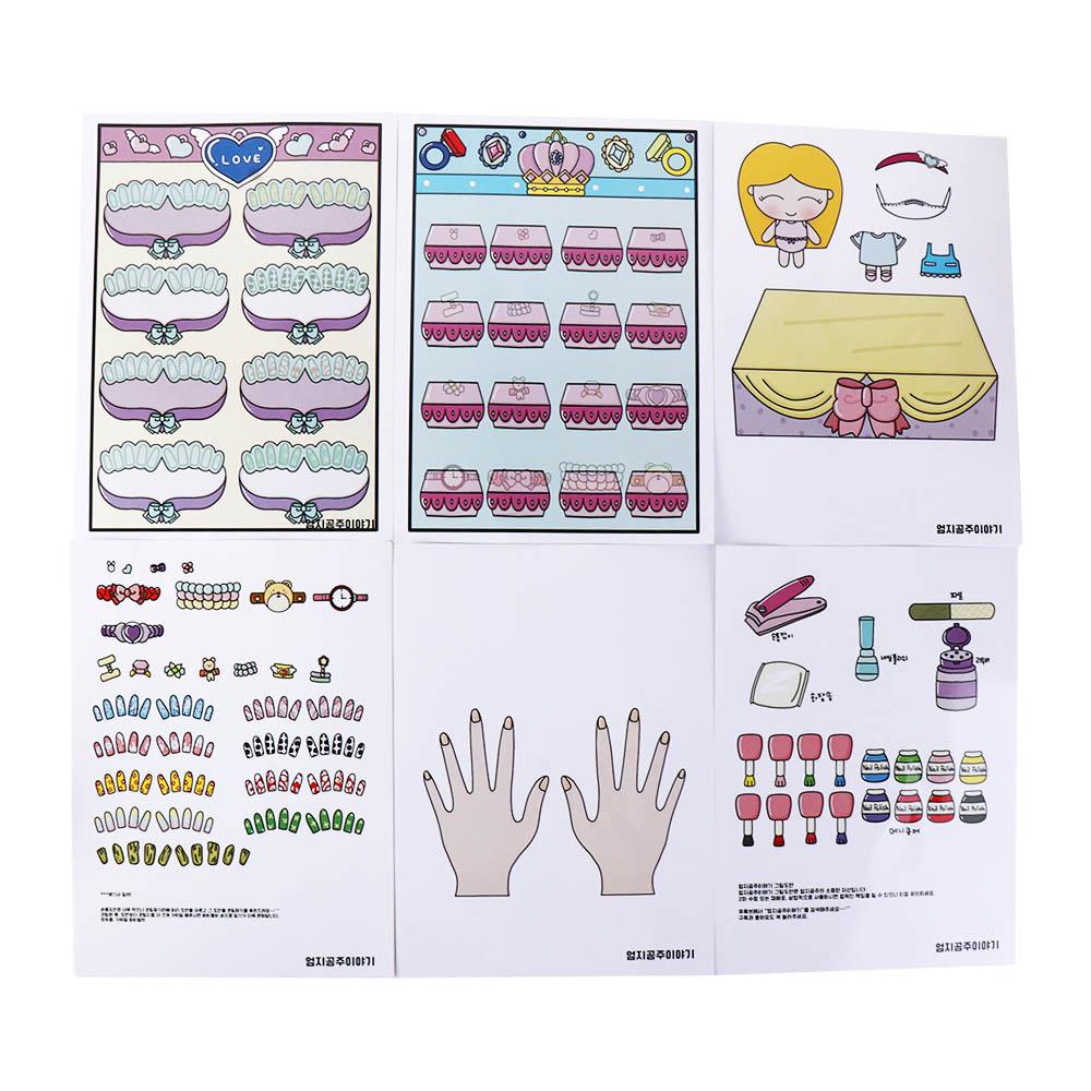 Sticker Book Waffle Knead Quiet Book Homemade Nail Shop Quiet Book Dodo Book   Toddlers