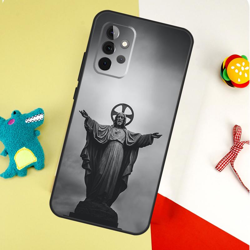 Christian Jesus For Samsung Galaxy A54 A34 A14 A55 A35 A15 A53 A33 A13 A05 A06 A16 A22 A32 A52 Phone Case