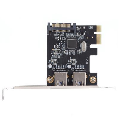PCIE Expansion Card USB3.0 5Gbps HighDpeed Transmission TwoPort Desktop Computer Slot Adapter