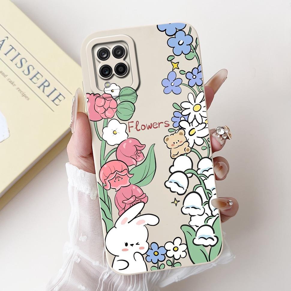 For Samsung Galaxy A12 Case Cute Cats Butterfly Soft Silicone Phone Cases For Samsung A12 A 12 GalaxyA12 ShockProof Back Cover