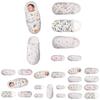Babyschlafsack aus reiner Baumwolle mit Kopf- und Nackenschutz für Neugeborene, Dinosaurier-Print