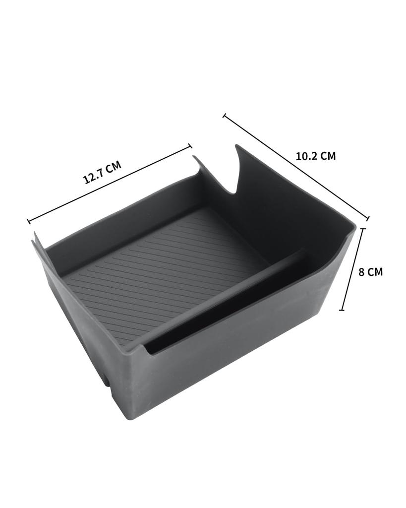 New Toyota Aqua Console Center Console Box with Mat Compatible with Aqua MX Car Storage Interior New Aqua Console Aqua Interior Prevents Shaking and