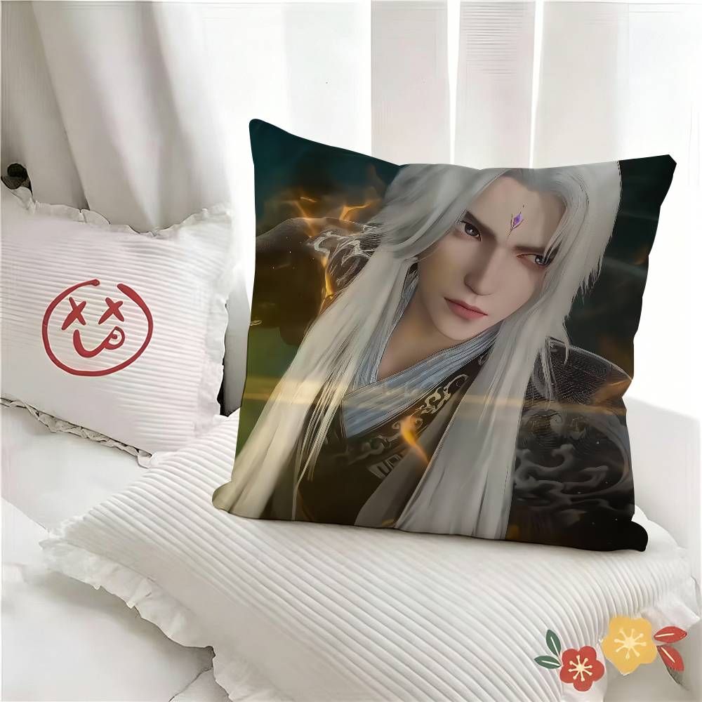 pc Wang Lin Renegade Immortal Xian Ni Pillow Case Fashion Square Pillowcase Bedroom Sofa Room Ins Decoration Leisure