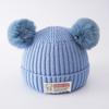 Newborn Baby Knit Hat - Winter Warm Infant Beanie for Boys Girls Soft Stretchy Skull Cap 0-12 Months Cute