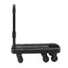 Folding Hand Truck 440lbs Heavy Duty Dolly Cart with 4 360 Degrees  Rotating Wheels for Airport Travel