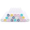 NEW Leopard Style Reusable Eyebrow Brush Tube Eyelash Extension Applicator Disposable Mascara Wand Diamond Eyelash Brush Tube