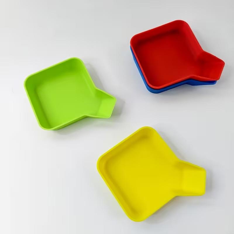 2/4Pcs Colorful Game Chip Trays Game Component Stands Game Coins Storage Tray Home Sorting Tray Portable Home Storage