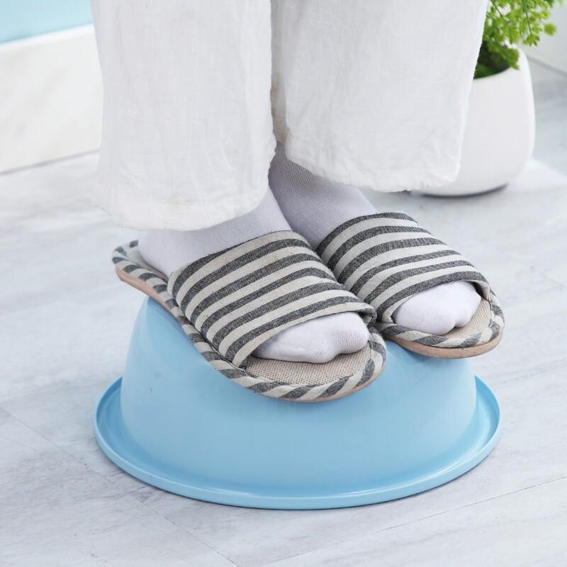 Thickened Small Mixed Color Plastic Basin Set