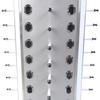 360 Rotating Sunglass Display Rack 44 Pairs Eye Glasses Display Stand with Mirror, Eyeglass Turning Commercial Display Stand