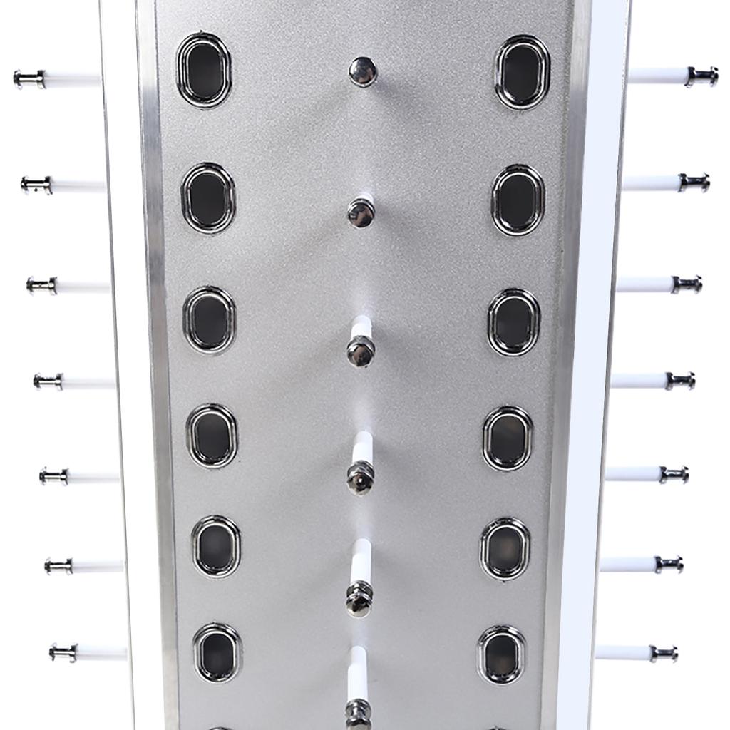 360 Rotating Sunglass Display Rack 44 Pairs Eye Glasses Display Stand with Mirror, Eyeglass Turning Commercial Display Stand