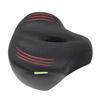 Fahrradsitzkissen Breit Verdickt Stoßdämpfung Atmungsaktives Sattelpad für Peloton Schwarz Rot