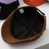 For Hat Cletter Embroidered Beret Baby Solid Color Hip Hop Toddler Artist Painter Cap Spring Summer Cotton Kids Newsboy Caps