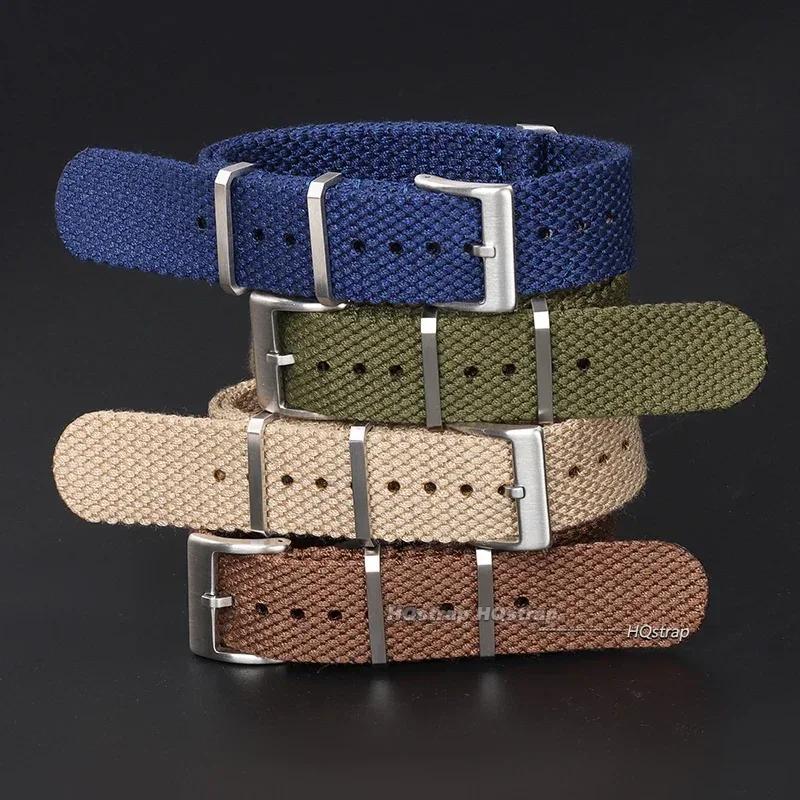 Nylon Strap for Military Fabric Replacement Watchband 20mm 22mm Premium Quality Nylon Watch Band Accessories for Women Men