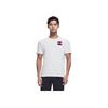 Under Armour Logo Print Crew Neck Short Sleeve T-Shirt Men Tops White 1357152-100