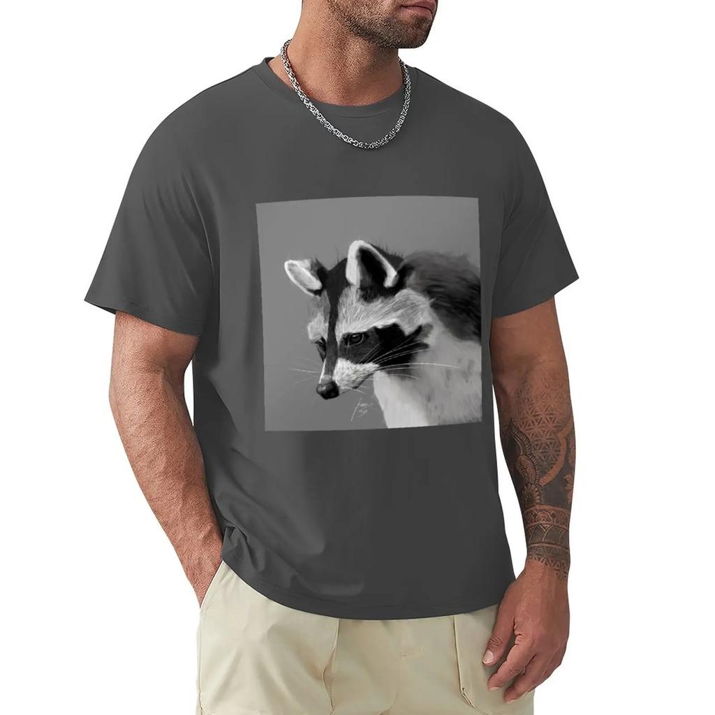 Raccoon T-Shirt sublime t shirt anime T-shirts for cotton