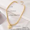 Heartshaped Bohemian Necklace With Natural Stone Beads For Womens Fashion Accessories