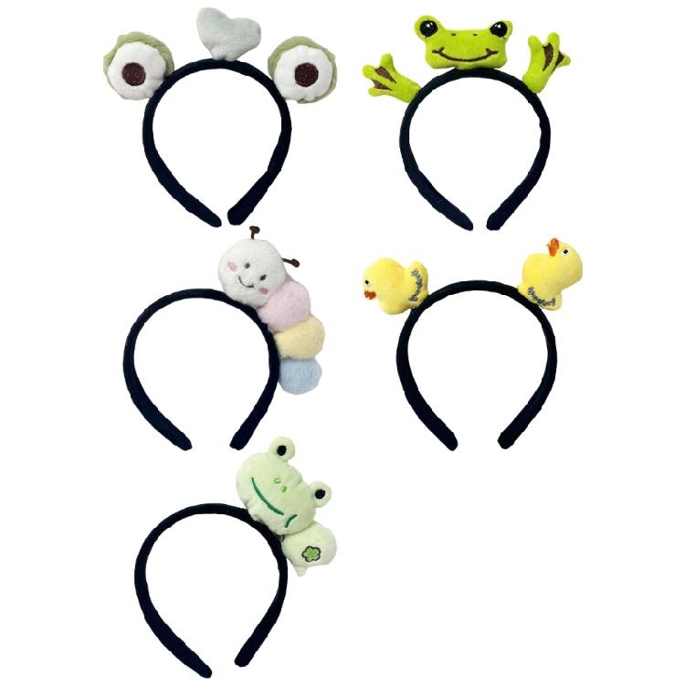 Luxurious Party Headdress Adjustable Halloween Headwear Plush Unisex Headpiece for Parties And Daily Outfits