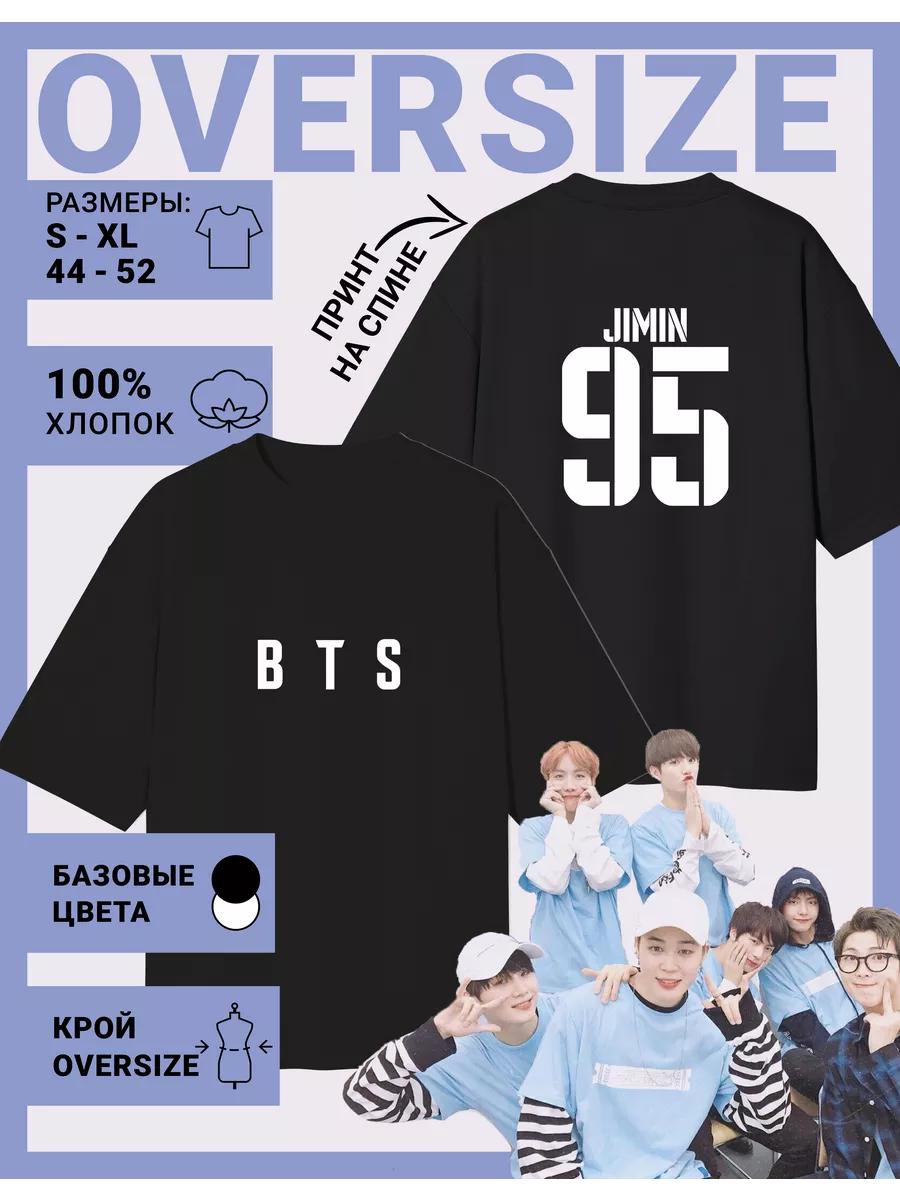 Оверсайз футболка с принтом BTS - BTS - Чимин 95 2XL