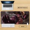 High Definition Printed New Boys Office ONE PIECE Leather Mouse Pad Anime Game Roronoa Zoro Computer Keyboard Desktop Table Mat