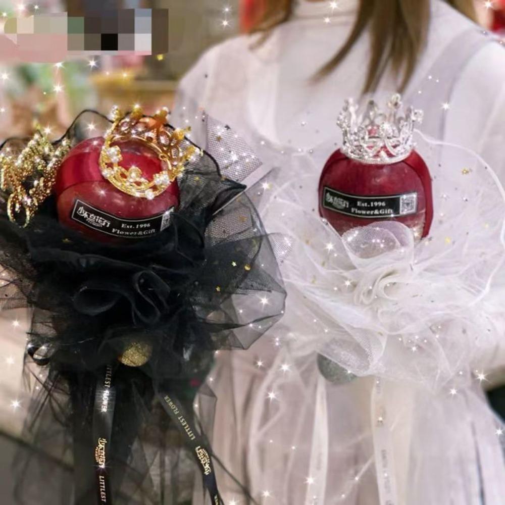 Pet Headwear Crown Hat Birthday Party Dress Up Cat Holiday Decor Mini Headwear Gift Strawberry Grape Apple Hair Accessories