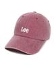 LEE Small Twitch Logo Pigment Ball Cap Pink