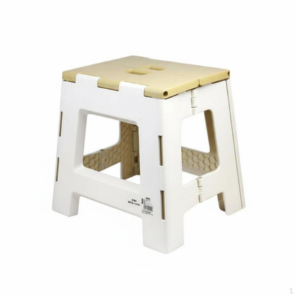 Foldable Stool with Grip Foundation Thickened Design Portable Seating for Adults,