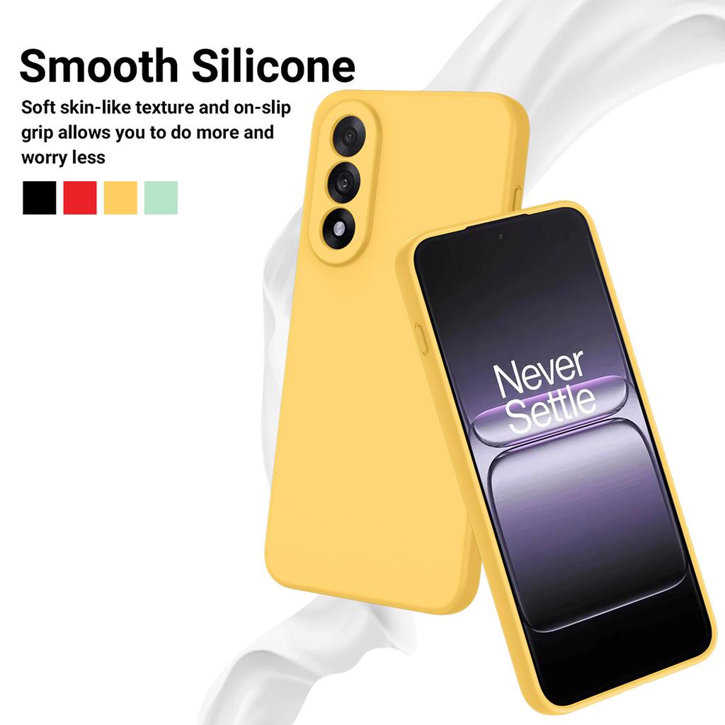 For OnePlus Nord 5 5G Liquid Silicone Case Phone Back Cover with Hand Strap