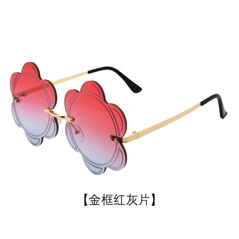 Sunglasses for Women, New European and American Style, Unique Frameless Floral Sunglasses, High-end Street Style, Hip-hop Eyewear