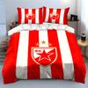Red stripes, FK star emblem. Bedding sets Duvet cover sets Duvet covers Pillowcases(1 * Duvet Cover 2 * Pillowcases without duvet insert)