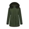 Winter Coat Women 2025 Long Plush Fur Collar Fleece Lined Parka Jacket Korean Style