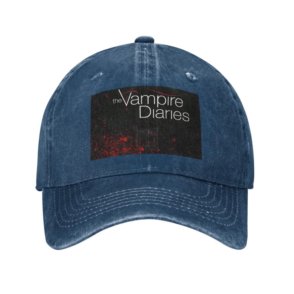 The Vampire Diaries Damon Salvatore Opraná Džínová Čepice Ležérní Baseballové Čepice Nastavitelná Čepice Letní Unisex Baseballové Čepice