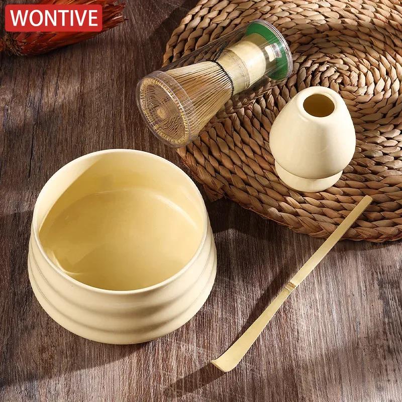 4/7pcs Japanese Style Tea Ceremony Tool Set Matcha Whisk Training Utensils Tea Brewing Kit Complete With Cleaning Grooming Tools