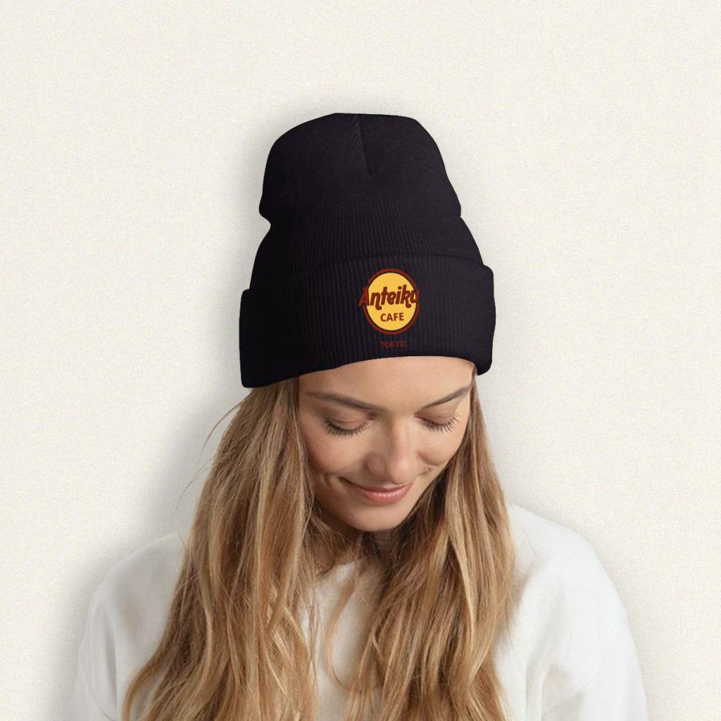 Anteiku Coffee Tokyo Ghoul Japanese Anime Kaneki Ken Knitted Hat Women's Unisex's Beanies Autumn Winter Hats Warm Melon Cap