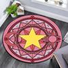 Cartoon Print Round Area Rug,Carpet Rug for Living Room Bedroom Sofa Playroom Decor,Non-slip Floor Mat