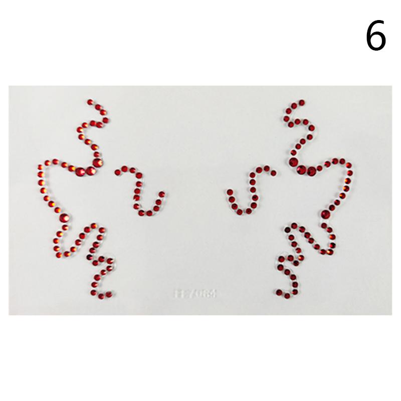 3D Sticker Eyes Face Decoration Stickers Ball Party Makeup Tool Diamond Masquerade Temporary Tattoo Diy Stickers