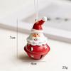 Lovely Iron Christmas Hanging Bell Red Green Bell Cartoon Santa Claus DIY Drop Pendants