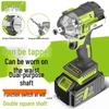 Rechargeable Brushless Impact Wrench with High Torque, Hammering Function, and Waist Clip