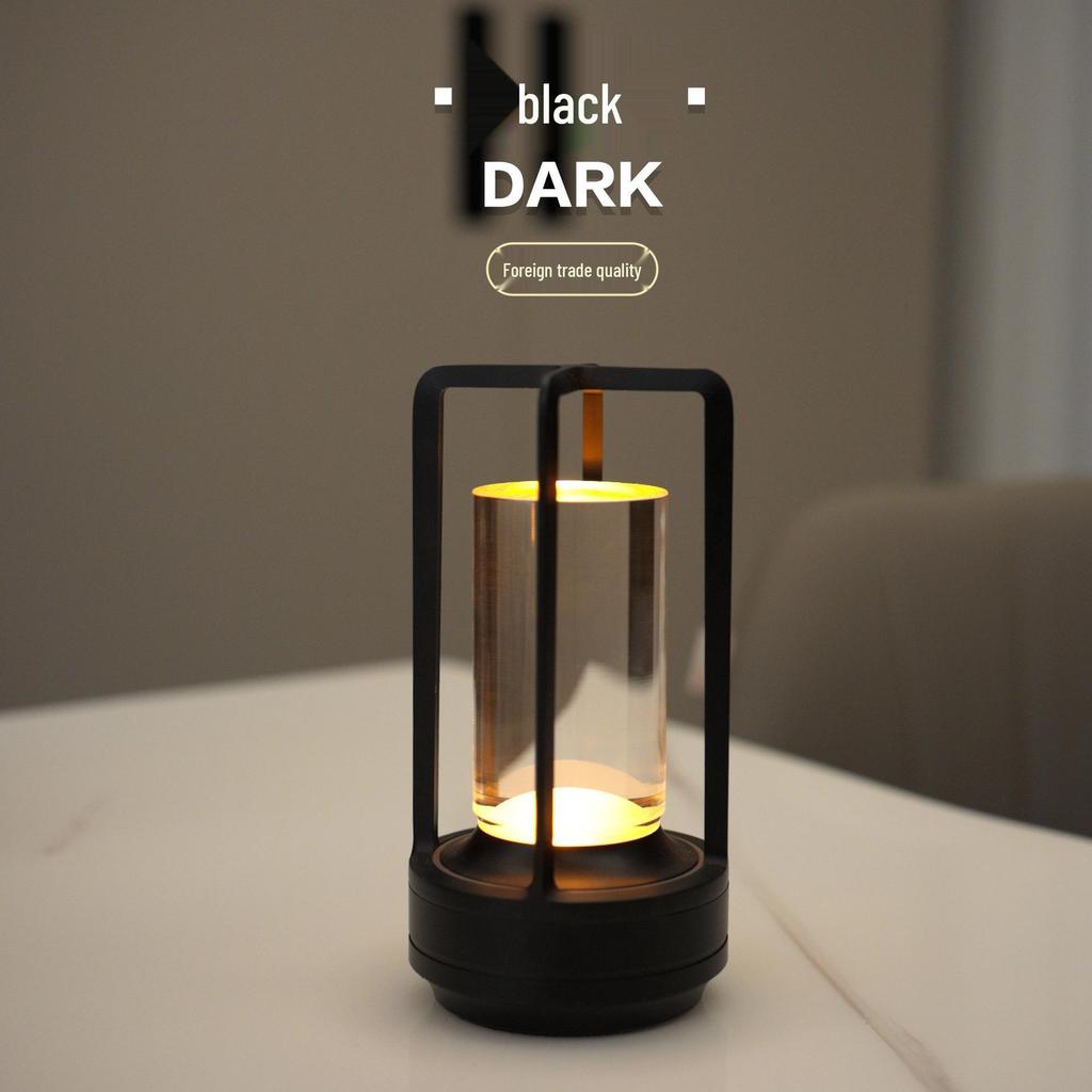 Cross-Border Full Aluminum LED Charging Desk Lamp: Touch Bar Table Lamp for Hotels and Bedrooms