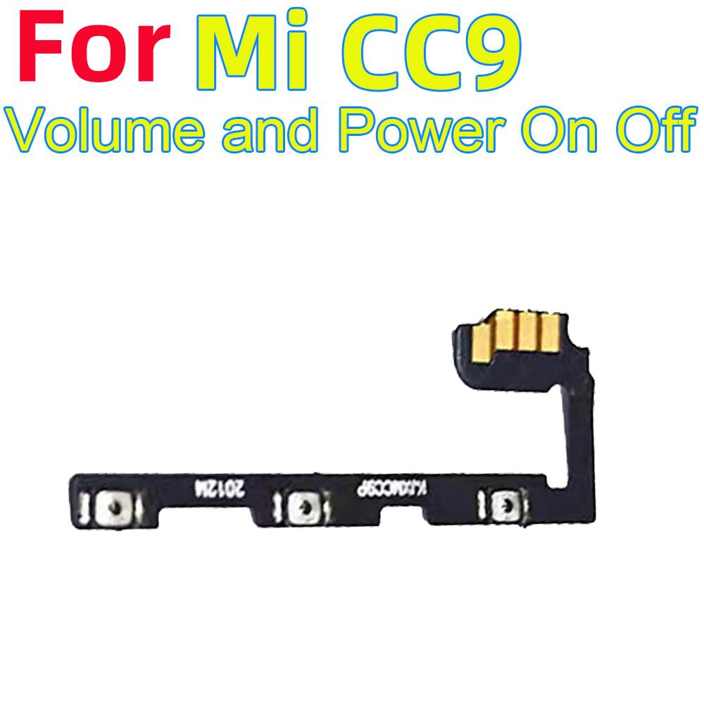 Power ON OFF Mute Switch Control Key Volume Button Flex Cable for Xiaomi Mi CC9 Power On Off Volume Power Volume