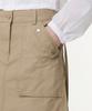 Musinsa Standard Woman Women'S Cargo Knee-Length Skirt [Beige]