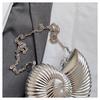Seashell-Shaped Women's Evening Crossbody Bag - 2024 Summer Trend