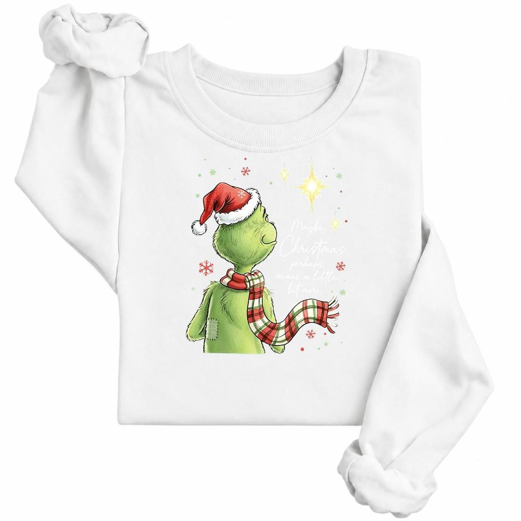Women's Casual Long Sleeve Printed Crewneck Sweatshirt Pullover Top for Fall and Winter