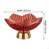 Fruit Bowl on A Pedestal, Trendy, Portable And Elegant Tray, Serving Tray for Dining Room,